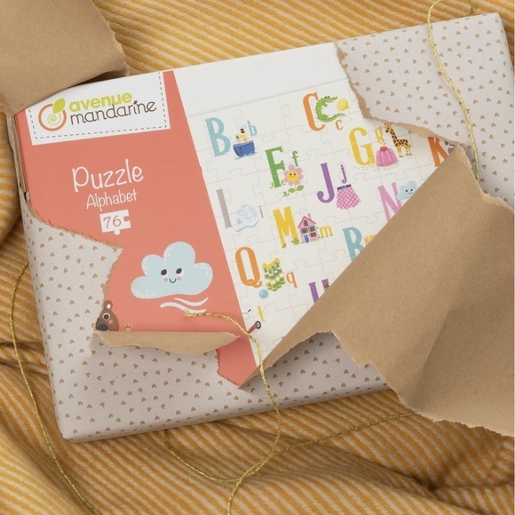 Avenue-Mandarine 76-Piece Educational Puzzle - Alphabet - Picture 4 of 7